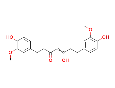 Molecular Structure of 70727-06-9 (4-Hepten-3-one, 5-hydroxy-1,7-bis(4-hydroxy-3-methoxyphenyl)-)