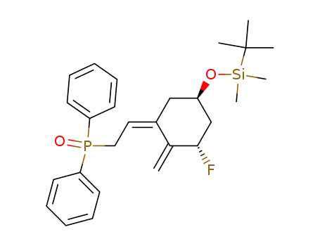 <3S-(1Z,3α,5β)>-<2-<3-Fluoro-5-<<(1,1-dimethylethyl)dimethylsilyl>oxy>-2-methylenecyclohexylidene>ethyl>diphenylphosphine Oxide