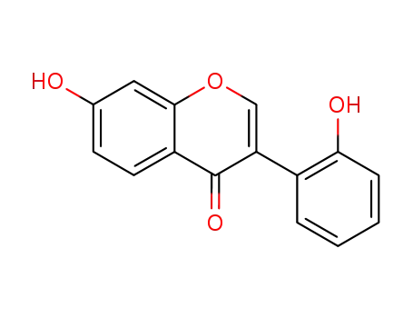 Molecular Structure of 19725-36-1 (4H-1-Benzopyran-4-one, 7-hydroxy-3-(2-hydroxyphenyl)-)