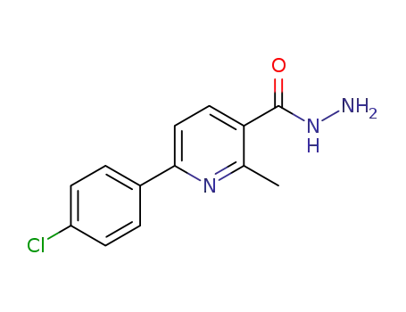 6-(4-chlorophenyl)-2-methylpyridine-3-carbohydrazide