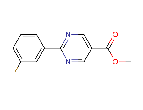 2-(3-Fluorophenyl)pyrimidine-5-carboxylic acid methyl ester