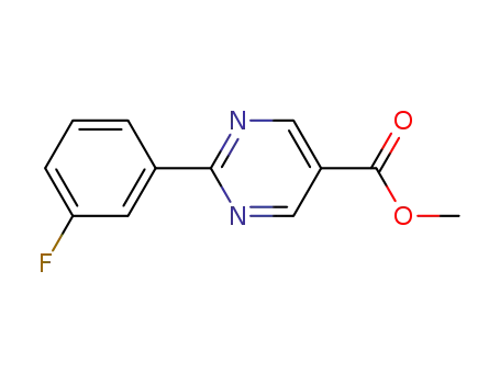 2-(3-Fluorophenyl)pyrimidine-5-carboxylic acid methyl ester