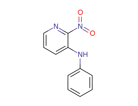 Molecular Structure of 54231-46-8 ((2-nitro-pyridin-3-yl)-phenyl-amine)