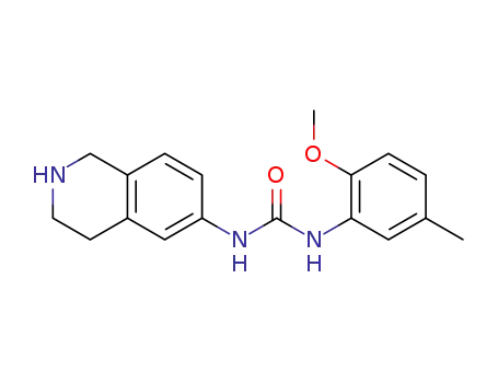 1-(2-methoxy-5-methyl-phenyl)-3-(1,2,3,4-tetrahydro-isoquinolin-6-yl)-urea