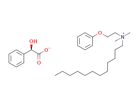 Molecular Structure of 1287759-35-6 (domiphen (R)-(-)-mandelate)