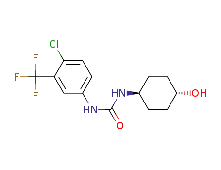 trans-1-(4-chloro-3-trifluoromethylphenyl)-3-(4-hydroxycyclohexyl)urea