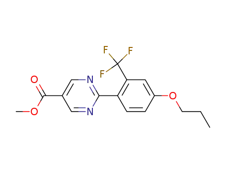 methyl 2-[4-(propyloxy)-2-(trifluoromethyl)phenyl]-5-pyrimidinecarboxylate