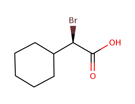 Molecular Structure of 929003-25-8 ((R)-2-bromo-2-cyclohexylacetic acid)