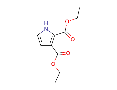 Molecular Structure of 25472-60-0 (Diethyl-1H-Pyrrole-2,3-Dicarboxylate)
