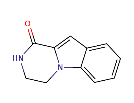 Molecular Structure of 152193-85-6 (3,4-DIHYDROPYRAZINO[1,2-A]INDOL-1(2H)-ONE)
