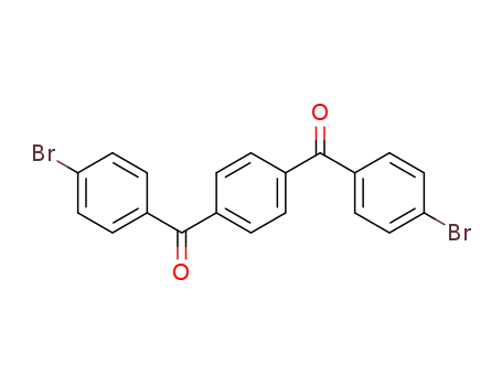 Molecular Structure of 52497-29-7 (benzene-1,4-diylbis[(4-bromophenyl)methanone])