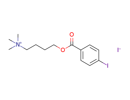 1-Butanaminium, 4-[(4-iodobenzoyl)oxy]-N,N,N-trimethyl-, iodide