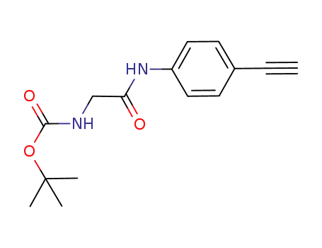 [(4-ethynylphenylcarbamoyl)methyl]carbamic acid tert-butyl ester