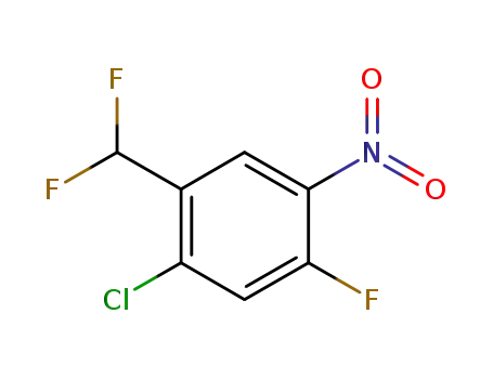 1-chloro-2-(difluoromethyl)-5-fluoro-4-nitrobenzene
