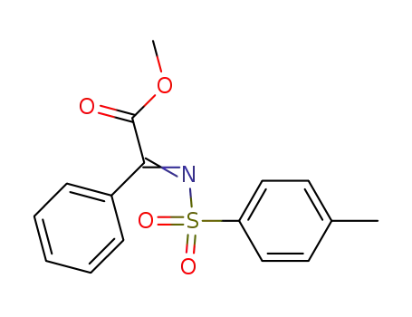 Molecular Structure of 111047-52-0 (methyl N-p-toluenesulfonyl-1-imino-1-phenylacetate)