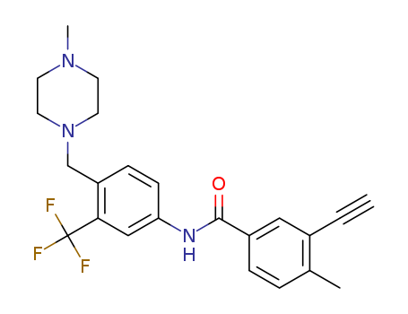 3-ethynyl-4-methyl-N-(4-((4-methylpiperazin-1-yl)methyl)-3-(trifluoromethyl)phenyl)benzamide