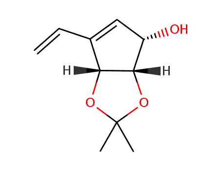 (3aS,4S,6aR)-2,2-dimethyl-6-vinyl-3a,6a-dihydro-4H-cyclopenta[d][1,3]dioxol-4-ol