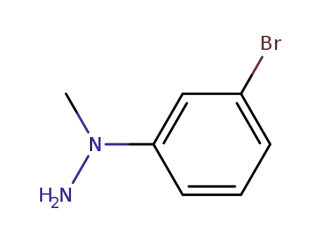 Molecular Structure of 90084-67-6 (Hydrazine, 1-(3-bromophenyl)-1-methyl-)