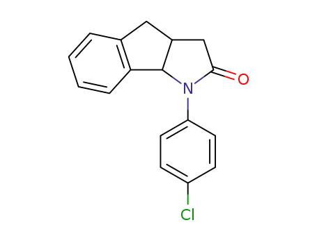 1-(4-chlorophenyl)-3,3a,4,8b-tetrahydroindeno[1,2-b]pyrrol-2-one
