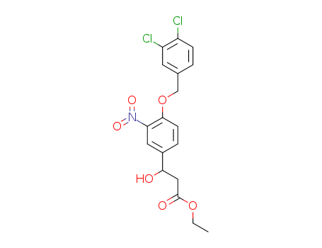 Ethyl 3-[4-(3,4-dichlorobenzyloxy)-3-nitrophenyl]-3-hydroxypropionate