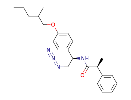 (2S)-N-{(1R)-2-azido-1-[4-(2-methylpentyloxy)phenyl]ethyl}-2-phenylpropanamide