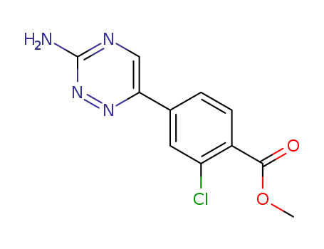 methyl 4-(3-amino-1,2,4-triazin-6-yl)-2-chlorobenzoate