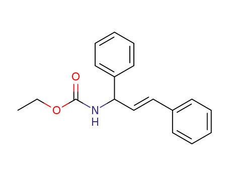 Molecular Structure of 1374561-60-0 ((E)-ethyl (1,3-diphenylallyl)carbamate)