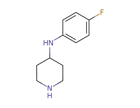 Molecular Structure of 38043-08-2 (N-(4-fluorophenyl)piperidin-4-amine)
