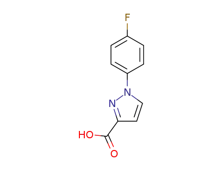 Molecular Structure of 1152535-34-6 (1-(4-fluorophenyl)-1H-pyrazole-3-carboxylic acid)