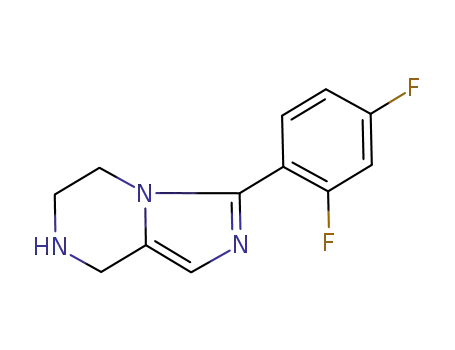 3-(2,4-디플루오로페닐)-5,6,7,8-테트라히드로이미다조[1,5-A]피라진