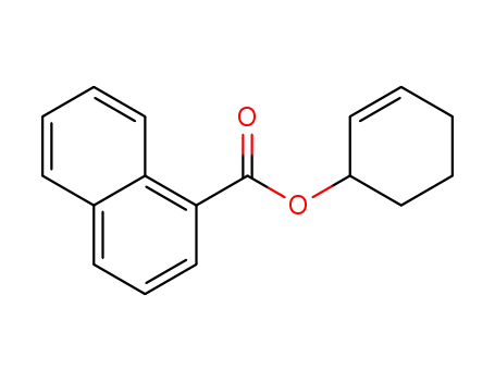 Molecular Structure of 1383677-49-3 (cyclohex-2-en-1-yl 1-naphthoate)