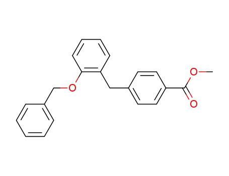 Benzoic acid, 4-[[2-(phenylmethoxy)phenyl]methyl]-, methyl ester