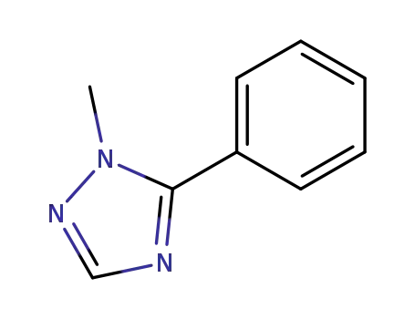 Molecular Structure of 29945-53-7 (1-methyl-5-phenyl-1H-1,2,4-triazole)