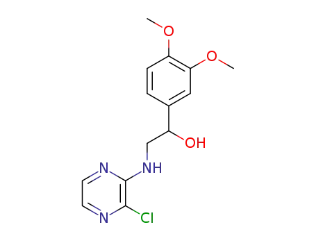 2-[(3-chloropyrazin-2-yl)amino]-1-(3,4-dimethoxyphenyl)ethanol