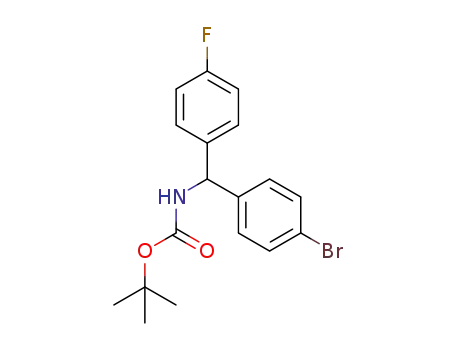 tert-butyl (4-bromophenyl)(4-fluorophenyl)methylcarbamate