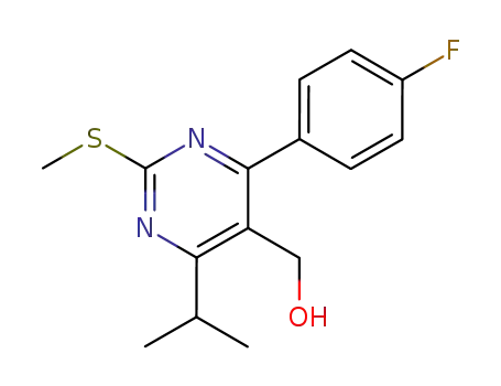 4-(4-Fluorophenyl)-5-hydroxymethyl-6-isopropyl-2-methylthiopyrimidine