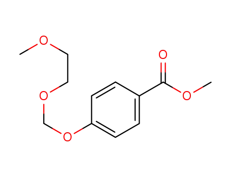 Molecular Structure of 906672-79-5 (methyl 4-((2-methoxyethoxy)methoxy)benzoate)