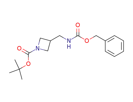 1-Azetidinecarboxylic acid,
3-[[[(phenylmethoxy)carbonyl]amino]methyl]-, 1,1-dimethylethyl ester