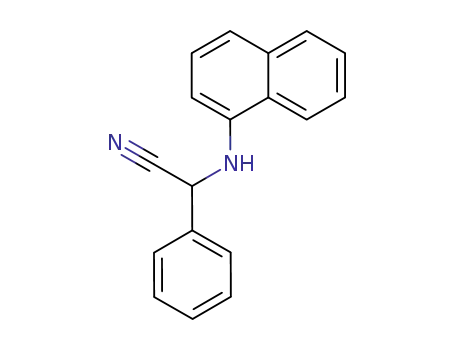 Molecular Structure of 88485-94-3 ((naphthalen-1-ylamino)(phenyl)acetonitrile)