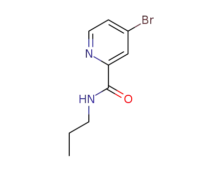Molecular Structure of 1289051-27-9 (4-bromo-N-propylpyridine-2-carboxamide)