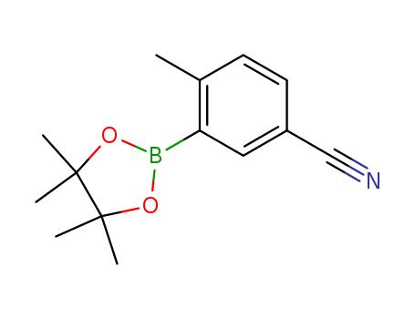 4-Methyl-3-(4,4,5,5-tetramethyl-1,3,2-dioxaborolan-2-yl)benzonitrile