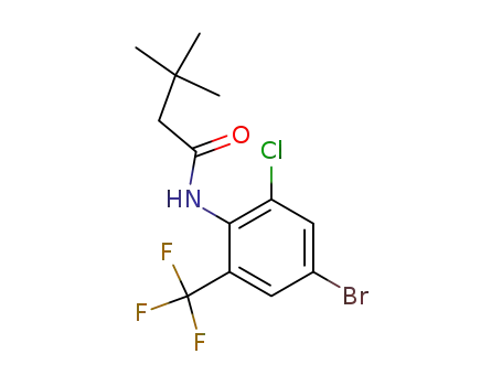 N-(4-bromo-2-chloro-6-(trifluoromethyl)phenyl)-3,3-dimethylbutanamide
