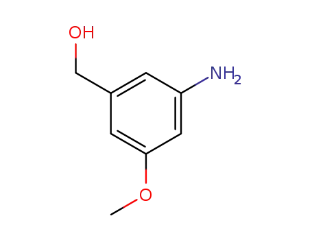 Molecular Structure of 1261566-52-2 ((3-amino-5-methoxyphenyl)methanol)
