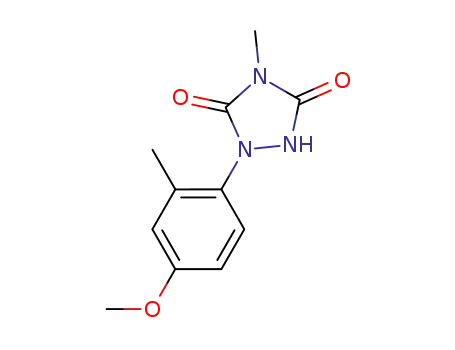 Molecular Structure of 1268396-59-3 (1-(4-methoxy-2-methylbenzene)-4-methyl-1,2,4-triazoline-3,5-dione)