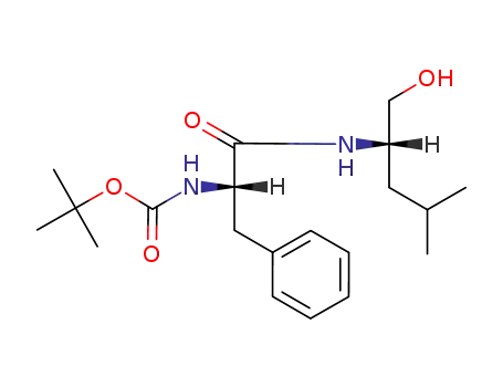 tert-butyl (S)-1-((S)-1-hydroxy-4-methylpentan-2-ylamino)-1-oxo-3-phenylpropan-2-ylcarbamate