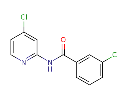 Molecular Structure of 901390-17-8 (3-chloro-N-(4-chloropyridin-2-yl)benzamide)