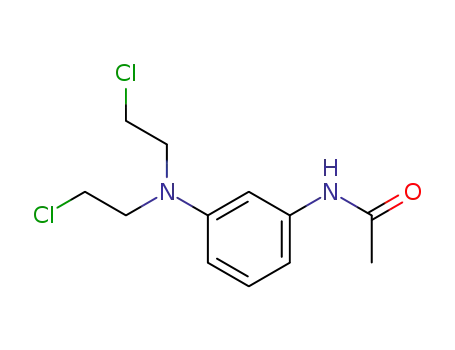 N,N-bis(2-chloroethyl)-3-acetamidoaniline