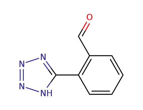 Molecular Structure of 205452-86-4 (2-(1H-tetrazol-5-yl)benzaldehyde)