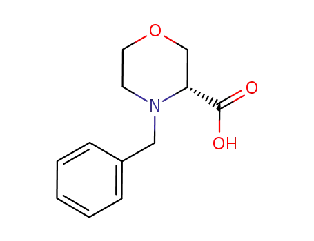 Molecular Structure of 1235011-96-7 ((S)-4-Benzyl-3-morpholinecarboxylic Acid)