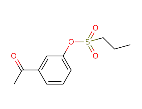Molecular Structure of 937079-67-9 (3-acetylphenyl propane-1-sulfonate)
